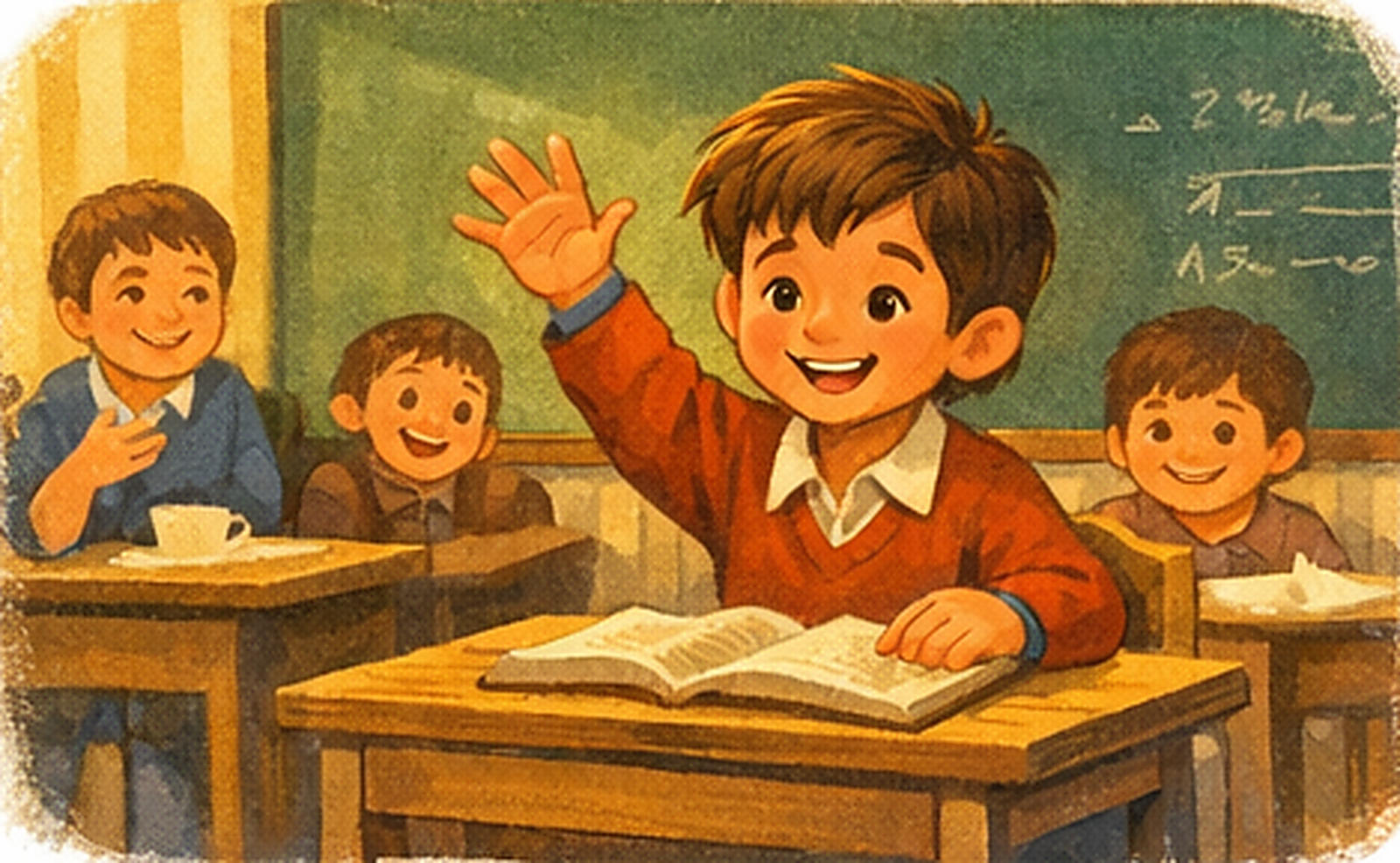 Ο Ανδρόνικος στο σχολείο