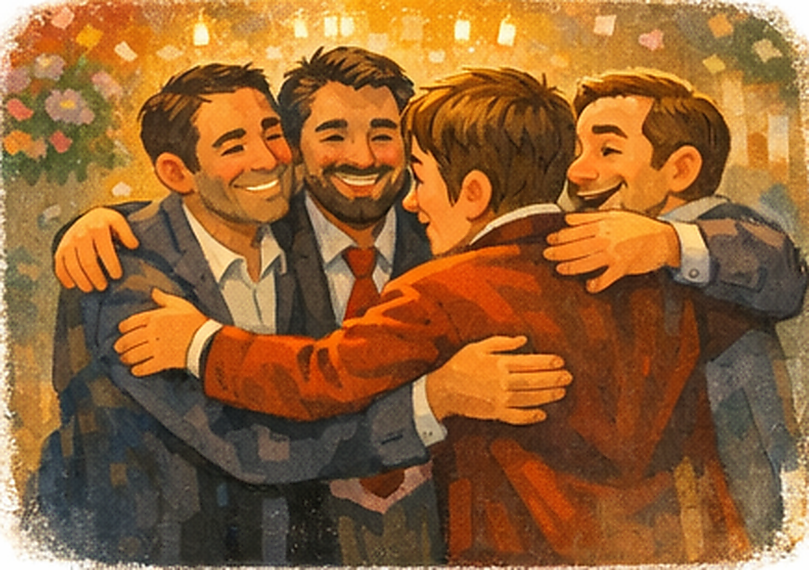 Η αγκαλιά των φίλων